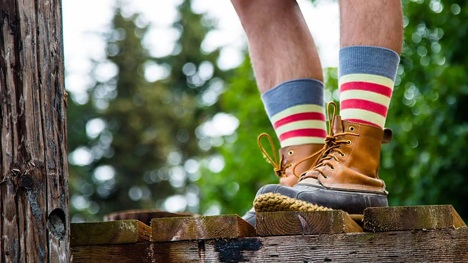 ll bean boots on feet