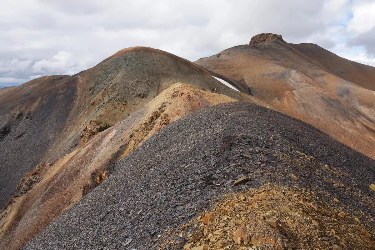 Hiking toward the summit of Green Dome